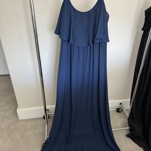 Show Me Your Mumu Bridesmaid Dress, Navy, Size XXL